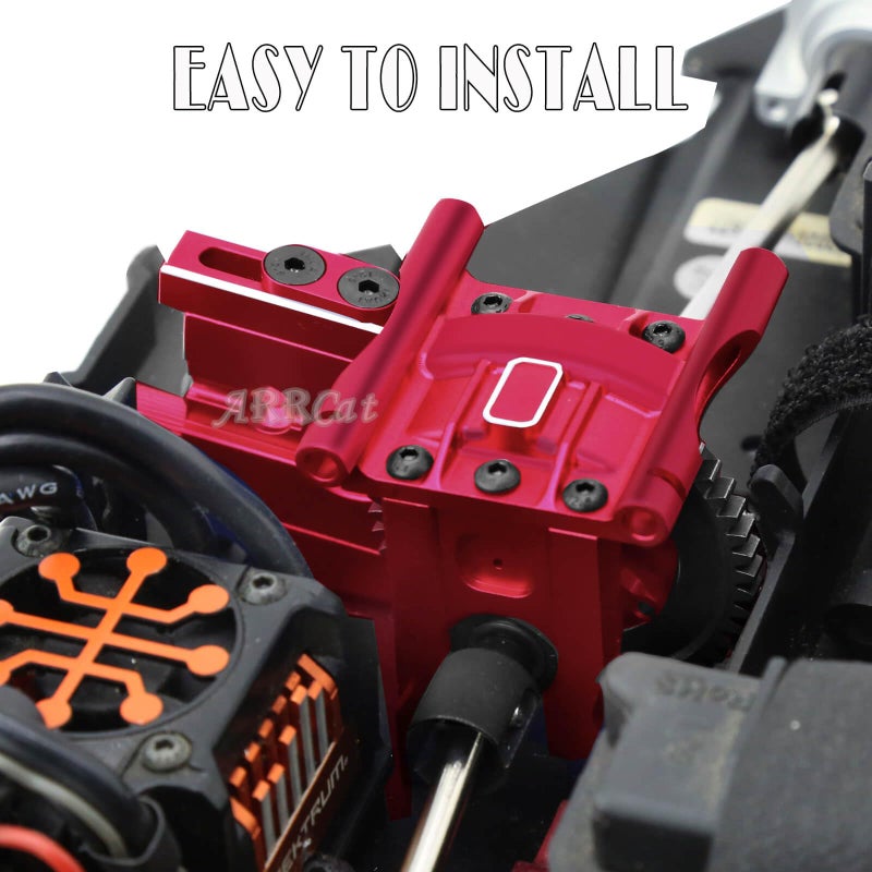 ARRCat 50T Center Differential Upgrades Part for Arrma 1/7 Felony Fireteam Infraction Mojave 6S, 1/8 Kraton Notorious Outcast Talion Typhon 6S,ARRCat Steel #45 Center Diff Hop Ups,Red - Image 5